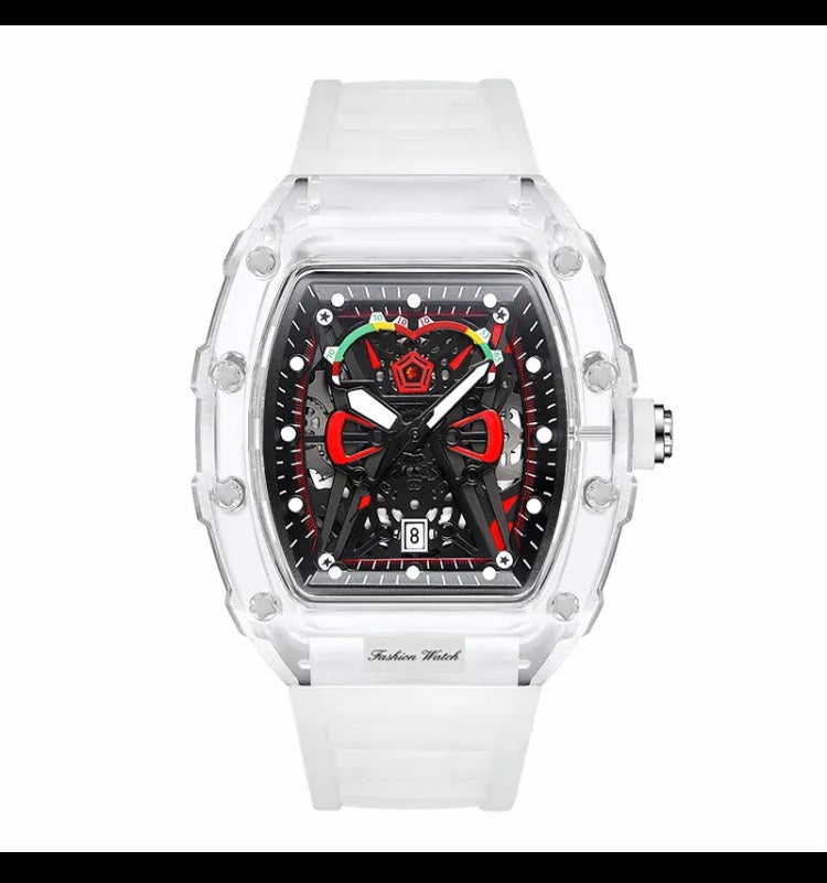 Montre richard transparent tendance Black Friday promo yosel 45%